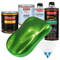 Synergy Zelena metalik premium kvarter uretanski bazoter Clearcoat boja