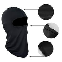 Zimska maska ​​za lice za muškarce i žene, crna skijaška maska ​​za vjetar, vanjsko biciklizam skejtboard