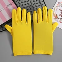 1111Fourone Spande rukavice za žene Ručno nosi toplotne ruke Dodatna oprema Kratka višebojna mliječna
