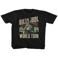 Billy Idol punk rock pjevačica na MIC World Tour Adult Majica TEE LGT