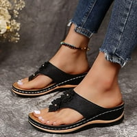 Ortopedske sandale za žene, papuče za hodanje sa lukom podržavaju sandale za prozračnu sandalu flop