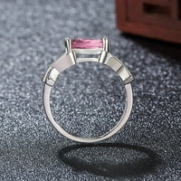 Wozhidaoke prstenovi za žene dame modnih prstenova umetnuli Zircon personalizirane modne kombinacije