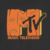 Junior's MTV jack-later Logo Grafički tee crni veliki