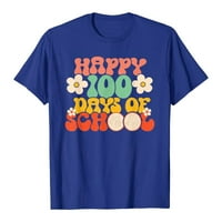 Košulje Corashan Muns, sretan 100. dan školskih dana školskog učitelja Studentski modni podudaranje
