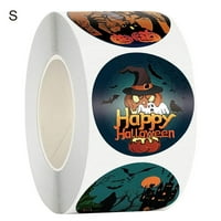 Fureed Roll Dekorativne oznake naljepnica za prijenosni umjetnički papir Halloween Samoljepljivi krug