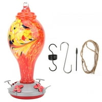 Zerodis Bird hranilac, alat za hranjenje slika, vanjski ukras Hummingbirds Alat za hranjenje vode