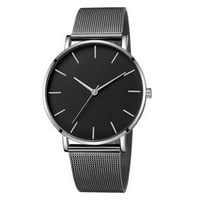 Lroplie Watch za muškarce kvarcne nehrđajućeg čelika Dial casual satovi satova
