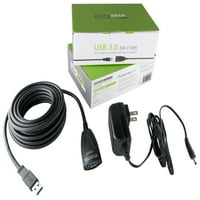Natakniti metar USB 3. Aktivni produžni kabel sa ispravljačem i zaštitom od back-napona
