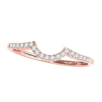 Mauli dragulji za angažovanje prstenova za žene 1. Carat Halo morgatit i dijamantski pogled na set za