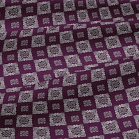 Onuone viskoznog dresova ljubičasta blok tkanine šivene zanata projekte Tkanini otisci od dvorišta Wide-0c