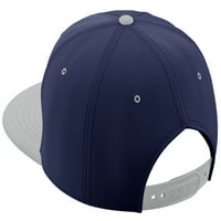 Daxton Classic Snapback Hat Custom A do Z Početna varijantna slova, mornarsko svijetlo siva šešir bijelo