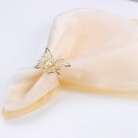 Zlatni leptir prsten za salvetu i ring ubrus zlatni DIY Hotel Wedding Stol