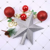 Yirree Glitter Mini božićno stablo Mini Xmas Tree Topper ukrasi za male ukrašavanje božićnog stabla