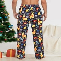 Božićne padžama hlače 3D uzorak muški božićni pidžami slobodno vrijeme pidžame hlače xx-velly