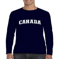Arti - muške majice s dugim rukavima, do veličine 5xl - Kanada