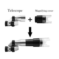 Monokularni multifunkcionalni teleskop Eychin aluminijuma od aluminijuma sa povećanim poklopcem prenosnim