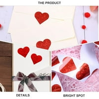 Roll Love Heart u obliku srca naljepnica za Valentinovo Dekorativna naljepnica