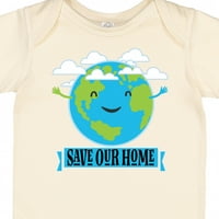Inktastični dan Zemlje uštedite naš kućni poklon dječji dječaka ili dječje djece