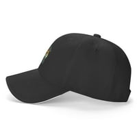 CEPTEN MENS & Wemens Cool Jedinstveni otisak sa biciklističkim logotipom Podesivi bejzbol šešir crni
