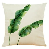 Yubnlvae jastuk za prekrivače Dekor jastučnica Početna jastuk ostavlja prekrasan bacanje Custuion Green