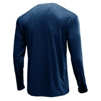 Majice s dugim rukavima za muškarce muškarci dugi rukav bify mišić osnovna čvrsta čista boja bluza majica