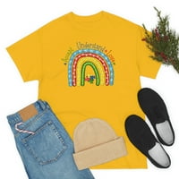 ObiteljskoPop LLC Autizam Ovjesnost Rainbow košulja, mama autizma, a autizam svjesnost tee, majica neurodiverziteta,