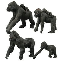 Simulacija Gorilla divljim životinjama Akcijska figura čvrsto modelira obrazovna dječja igračka