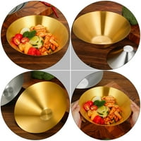 Bowl od nehrđajućeg čelika za hranu posluživanje posude Ramen Noodle Skladište salata salata