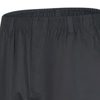 Fartey MENS PLUS Površine Tergo hlače Baggy Fit patentni džepovi patke sa elastičnim strukom na otvorenom Joggers Pant, L-5XL