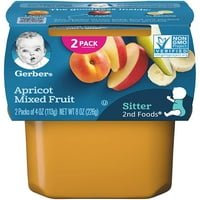 Gerber Hrana za bebe, 2. hrana, marelice miješane voće, oz