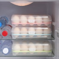 SHPWFBE Egg Egg Egg držač jaja za hladnjak svježe skladištenje bo za frižider Spremište za skladištenje jaja Organizator Clear Storage Countrice Kuhinjske gadgete