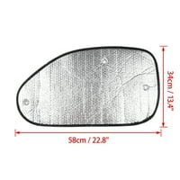 Jedinstvena povoljnija Reflektivna prozora automobila UV suncobran za sunčanje Suncobrani vizir Preklopni sklopljiv 22,8 13.4