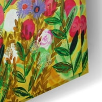 Epic Art 'Midnight Garden Hue' Shelley Hampe, akrilna staklena zidna umjetnost, 24 x16