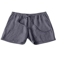 Capreze Muška kratke hlače Elastične struke Mini pantalone Solidne boje Ljetne hlače Havajska odjeća