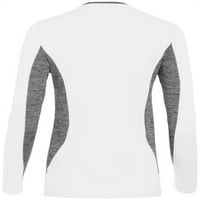 Holloway Sportska odjeća L Ženska zvjezdana majica Bijeli grafit Heather 222727
