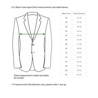 Oštri ručni krojeni muškarci 2B haljina Blazer W Parov čarape, veličina 36S-62L - CRVE 46L