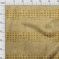 Onuone viskozni dres tamne senf tkanine krokodile Životinjska tkanina za šivanje tiskane plafne tkanine