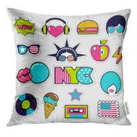 Patch American Trendy COLLY FACHES naljepnice i pinovi Kids Music Bacanje jastučnice za jastuk