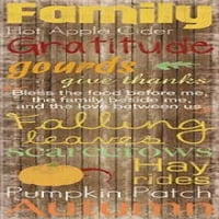 Porodični zahvalni poster Print Lauren Gibbons