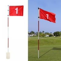 Golf Flagsticks, zastava Hole Poletni set, prijenosni presjek prakse golf polni stup za dvorištu