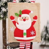 Sweetcandy Domaći dekor Božićne ukrašavanje Slatka posteljina stroj vezena torba sa nožnim poklon bombona