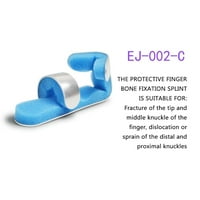 Aluminijska legura fiksacija prsta za zaštitu rukav metalna pjena slomljena dislociranog stabilizatora