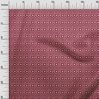 Onuone viskoze šifon karmin crvena tkanina Geometrijski bendhani šivati ​​materijal za šivanje tkanina
