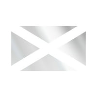 Saint Andrew's Cross Scortland zastava naljepnica za zastavu naljepnica - samoljepljivi vinil - Vremenska