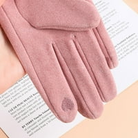 Ženske rukavice za hladno vrijeme čišćenje žena Zimske rukavice Topla dodirnog ekrana rukavice Vjetrootporne