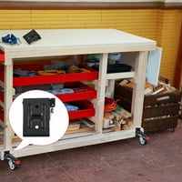 Yuedeng Moving Wheels Komplet za kotačice za radne stolove strojevi i tablice Izdržljivi kotačići za ručni alati Vijci za ruke