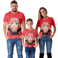 Japanski anime Spy Faci Porodica Kawaii Anya Forger 3D Print Kids T Majica Ljetna modna Ležerna majica