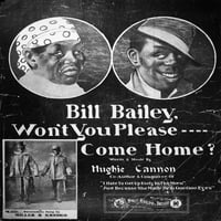 Muzika: Bill Bailey, 1912. Namerički limski muzički poklopac za 'Bill Bailey, zar ne možete doći kući?'