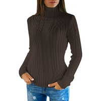 LowRofile pulover džemperi za žene plus veličine Ležerne prilike dugih rukava Redovna kornjača Zimski