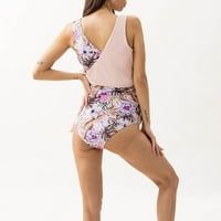 Njoeus bikinis kupaći kostim dame modni cvjetovi Ispiši minimalističko gricring frenulum trudnice jednodijelno